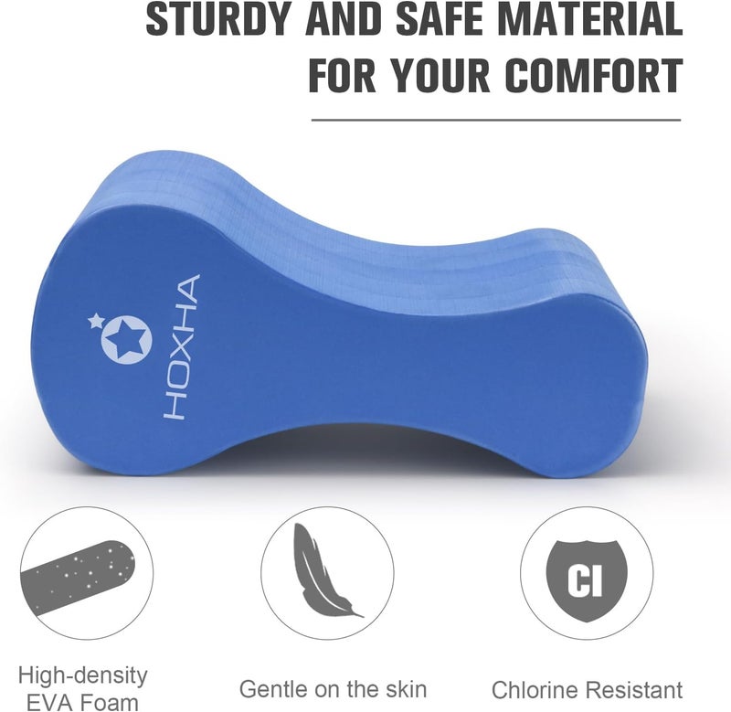 HOXHA Pull Buoy Leg Float, EVA 5 Layer Swimming Pull Float Training Aid Sports Upper Body Aqua Fitness for Adult, Beginners - Image 3