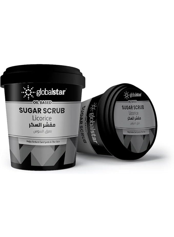 globalstar Oil Sugar Scrub Licorice 600ml - Image 2