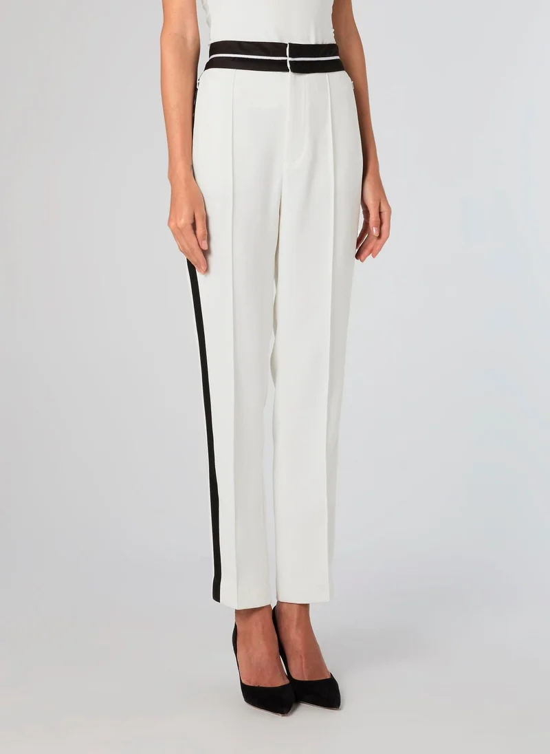 Valery kovalska Contrast Detailed Tuxedo Pants
