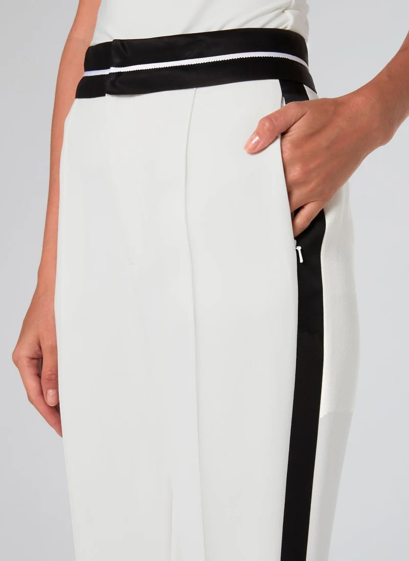 Valery kovalska Contrast Detailed Tuxedo Pants