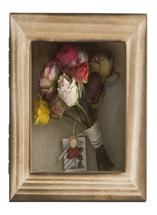Freezing point Shadow Box Frame 5x5 Shadow Box Display Case Cabinet Picture Frame with Linen Back Memorabilia Awards Bouquet Photos Baby Memory Box for Keepsakes Small Mini Paw Print Box Pin - Image 4