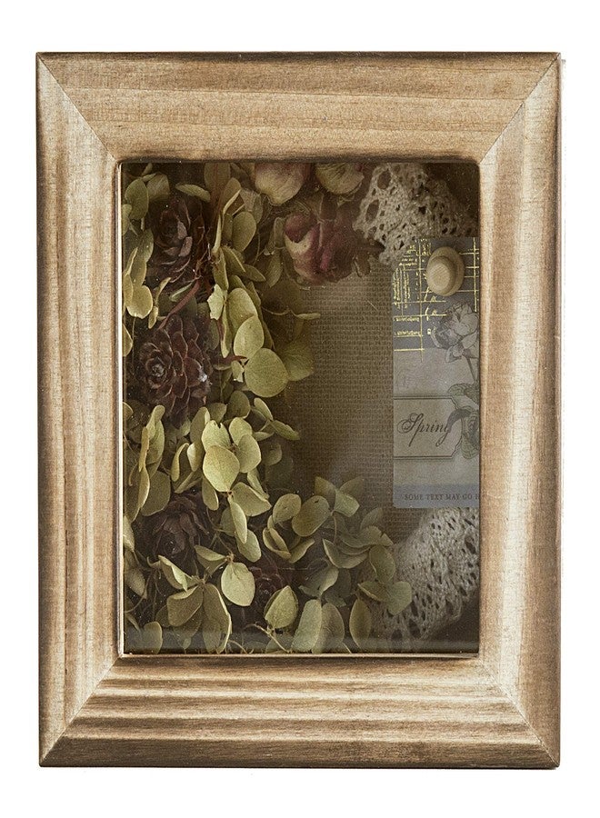 Freezing point Shadow Box Frame 5x5 Shadow Box Display Case Cabinet Picture Frame with Linen Back Memorabilia Awards Bouquet Photos Baby Memory Box for Keepsakes Small Mini Paw Print Box Pin - Image 3