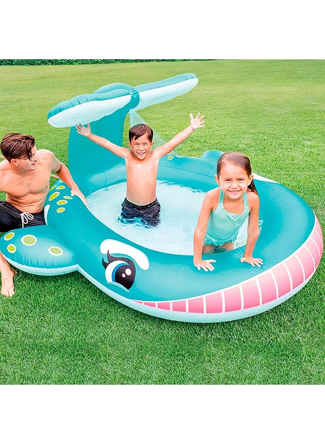 INTEX Whale Spray Pool Multi Colour - Image 2