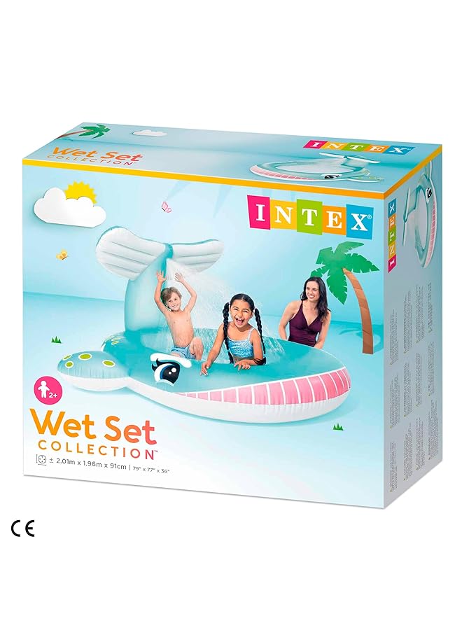 INTEX Whale Spray Pool Multi Colour - Image 5