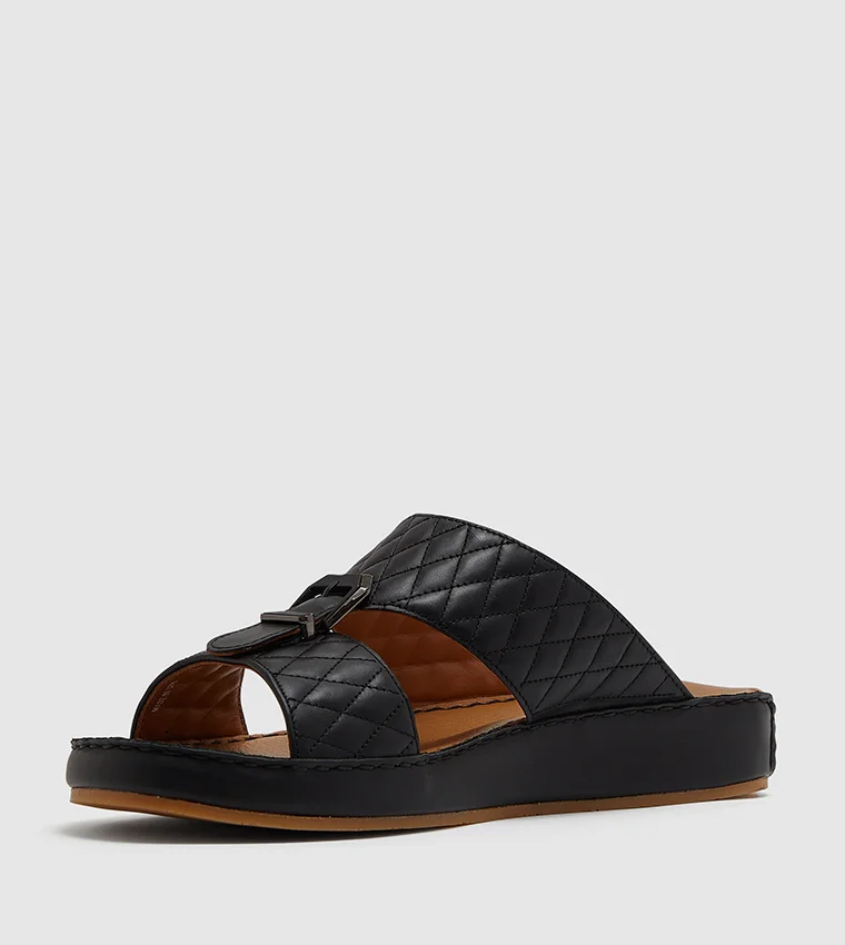 ستيف مادن 2015-108 Black Men's Comfort Sandals
