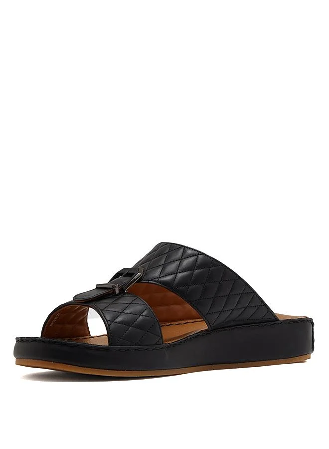 Steve Madden 2015-108 Black Men's Comfort Sandals