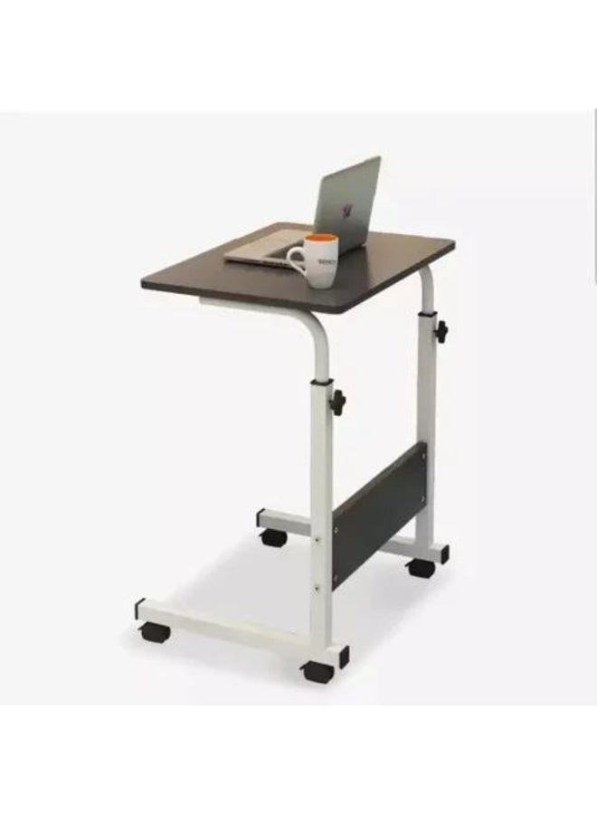 The genius multi-purpose table helps you save space. An elegant side table that will become an essential part of your daily work from home needs, when you have guests, or to place some decorative pieces and flowers on it to add elegance to your home, and many other uses. Steel iron - Adjustable MD wood. - Image 3