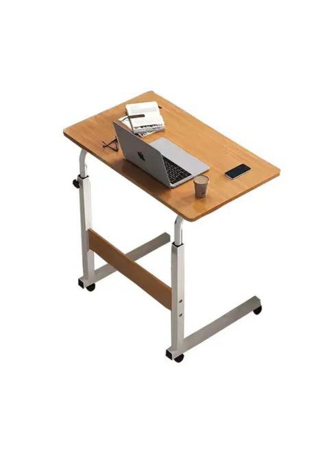The genius multi-purpose table helps you save space. An elegant side table that will become an essential part of your daily work from home needs, when you have guests, or to place some decorative pieces and flowers on it to add elegance to your home, and many other uses. Steel iron - Adjustable MD wood. - Image 1