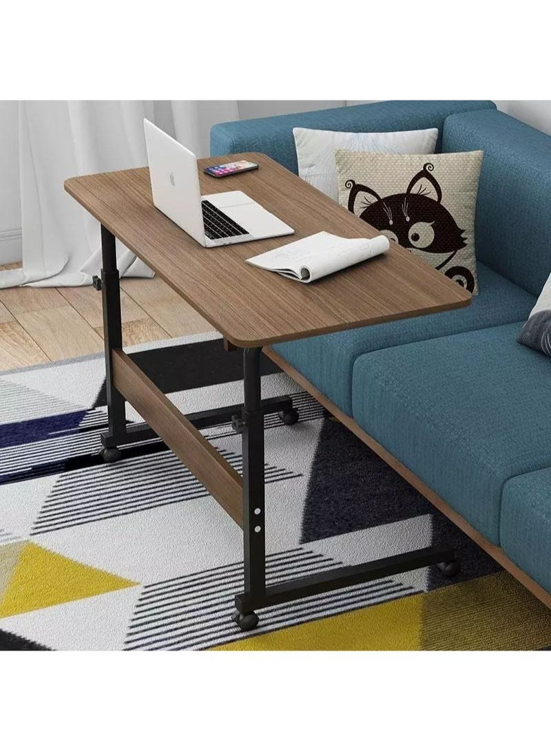 The genius multi-purpose table helps you save space. An elegant side table that will become an essential part of your daily work from home needs, when you have guests, or to place some decorative pieces and flowers on it to add elegance to your home, and many other uses. Steel iron - Adjustable MD wood. - Image 2