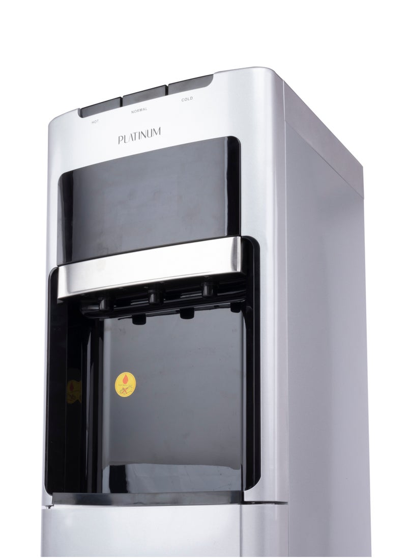 Platinum Platinum Bottom Loading Water Dispenser with Child Lock Silver and Black  - Image 3