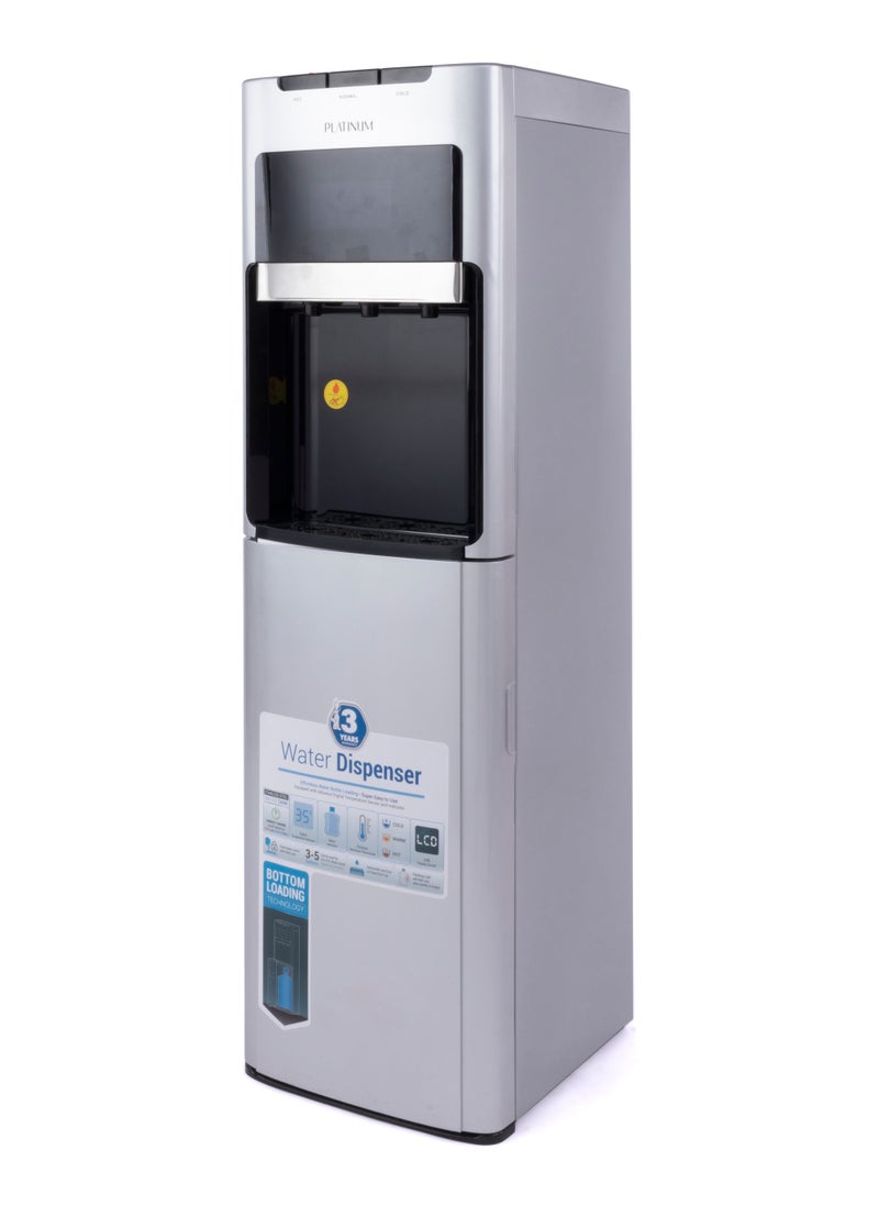 Platinum Platinum Bottom Loading Water Dispenser with Child Lock Silver and Black  - Image 2