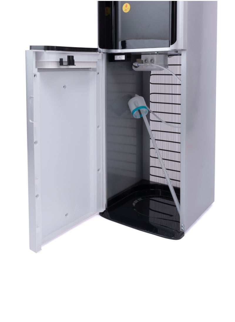Platinum Platinum Bottom Loading Water Dispenser with Child Lock Silver and Black  - Image 4
