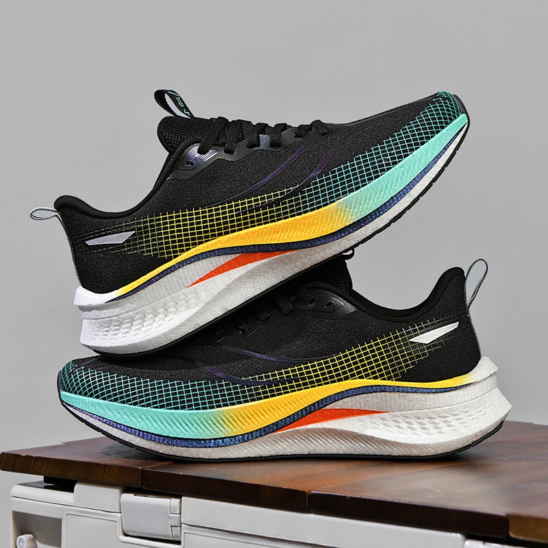 Red Rabbit 7Pro Running Shoes Men'S Big Kids Shock Absorption Rebound Mesh Sneaker 6 Racing Carbon Plate Running Shoes 8 - Image 1