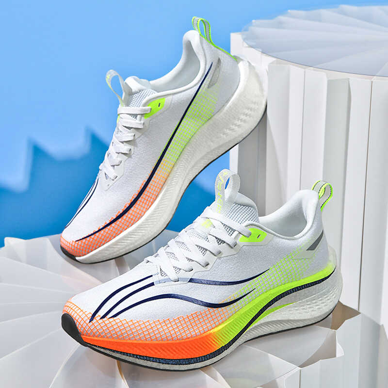 Red Rabbit 7Pro Running Shoes Men'S Big Kids Shock Absorption Rebound Mesh Sneaker 6 Racing Carbon Plate Running Shoes 8 - Image 2