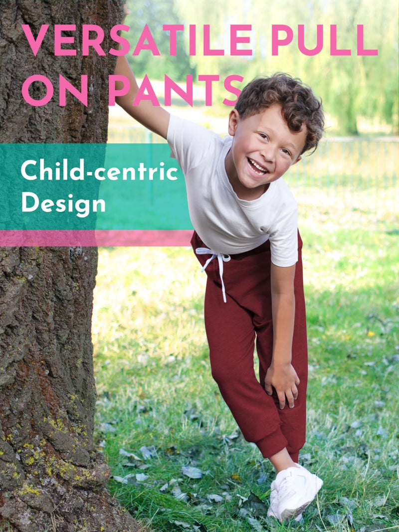 Resinta 4 Pack Toddler and Boys Joggers Sweatpants Cotton Kids Active Pants with Drawstring Casual Athletic Clothes - Image 5