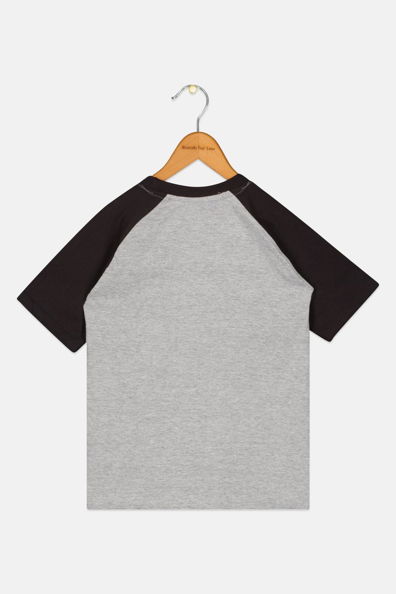 Reebok Toddlers Boy Crew Neck Short Sleeve Brand Logo T-Shirt, Multicolor - Image 2