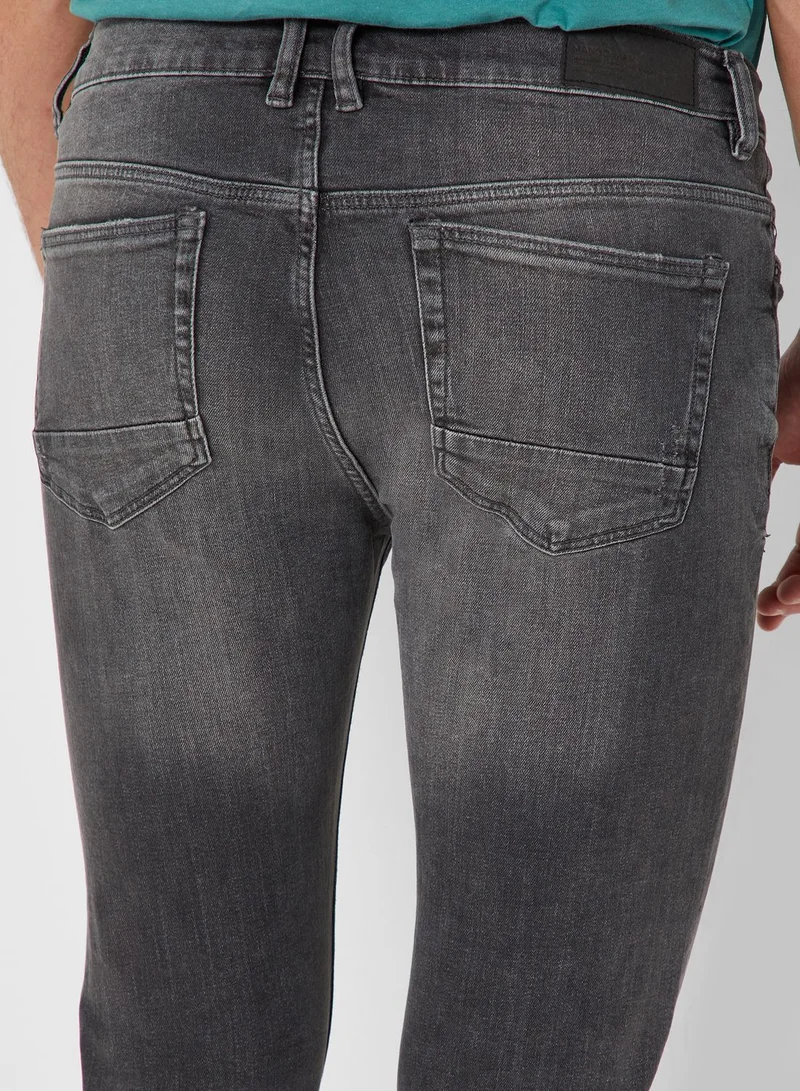 Mango Man Jude Rinse Wash Skinny Fit Jeans