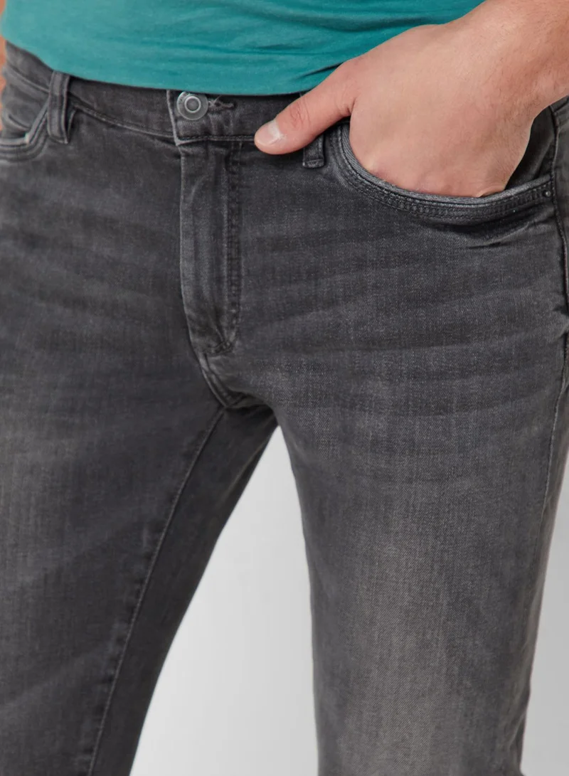 Mango Man Jude Rinse Wash Skinny Fit Jeans