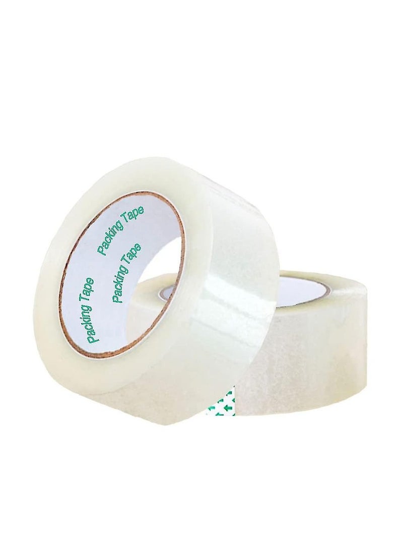Generic Packing Tape 2 Rolls, Heavy Duty Shipping Tape with Total 396 Yards, 220 Yard(Per Roll)  - Image 1