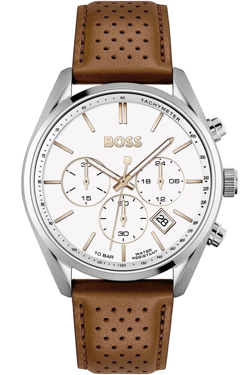 BOSS Men's Champion White Dial Watch - 1513879 - Image 1