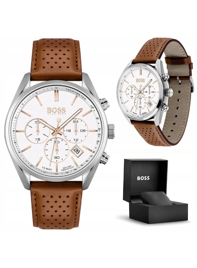 BOSS Men's Champion White Dial Watch - 1513879 - Image 3
