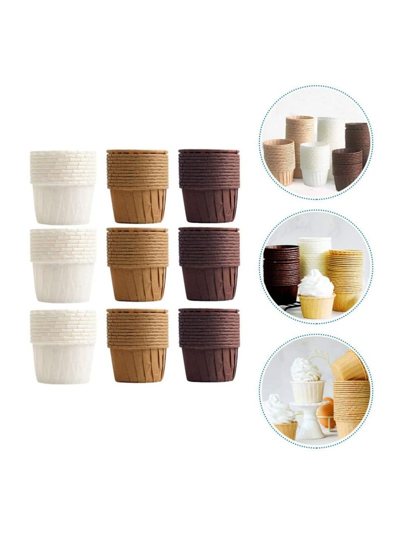 إكسفور 150 قطعة من أكواب الخبز للاستعمال مرة واحدة ، قوالب مافن وكب كيك صغيرة ، مقاومة للحرارة العالية ، ورق زيت السيليكون المقاوم للزيت ، أغلفة الخبز ، زينة حفلات أعياد الميلاد ، ملحقات الخبز - Image 5
