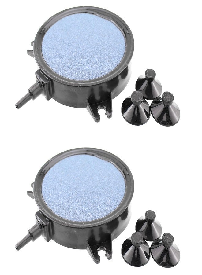Maxmoral 2 Sets Black Aquarium/Fish Tank Air Stone Suction Cup 107x19x4mm Diffuser Release Tool Suitable for Water Buckets Pond Circulation Systems - Image 2