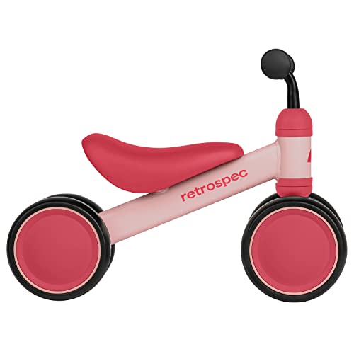 Retrospec Cricket Baby Walker Balance Bike with 4 Wheels for Ages 12-24 Months - Baby Toys & Toddler Toys for 1 Year Olds - Ride On Bicycle - Boys & Girls - Image 2
