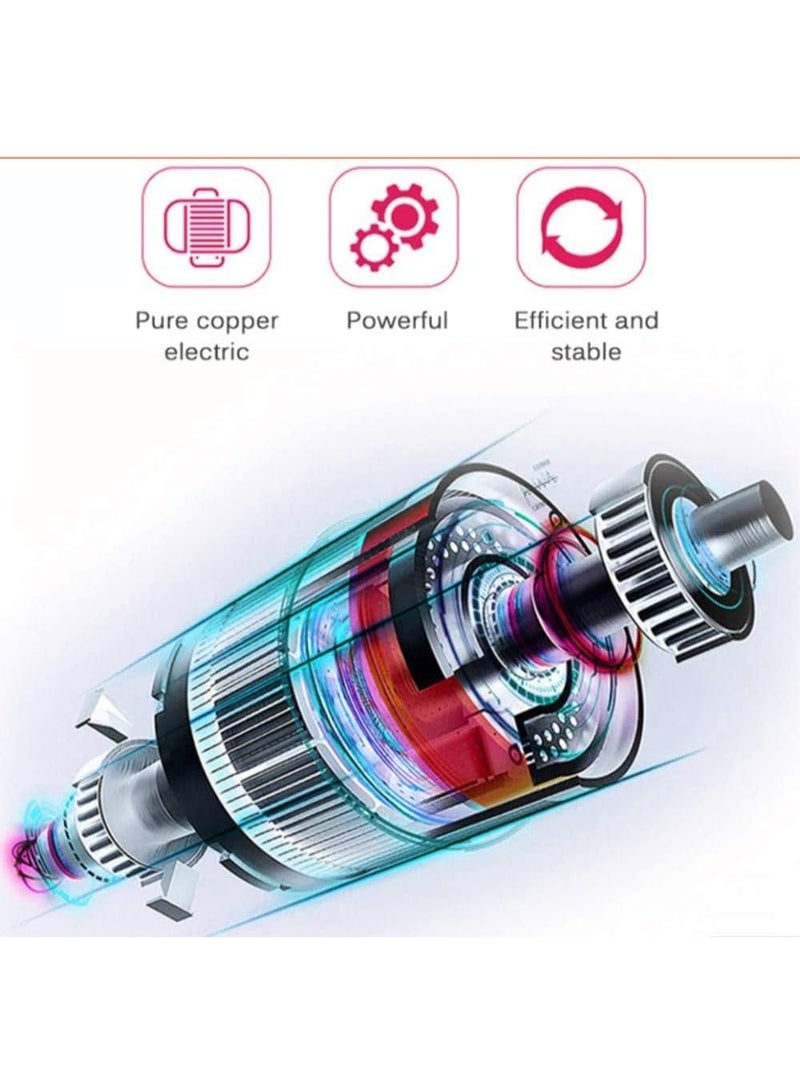 REFURA Professional Hair Styler | 3 in 1: Hair Dryer, Straightener & Comb | 1200W | Blue | RE-8463 - Image 3