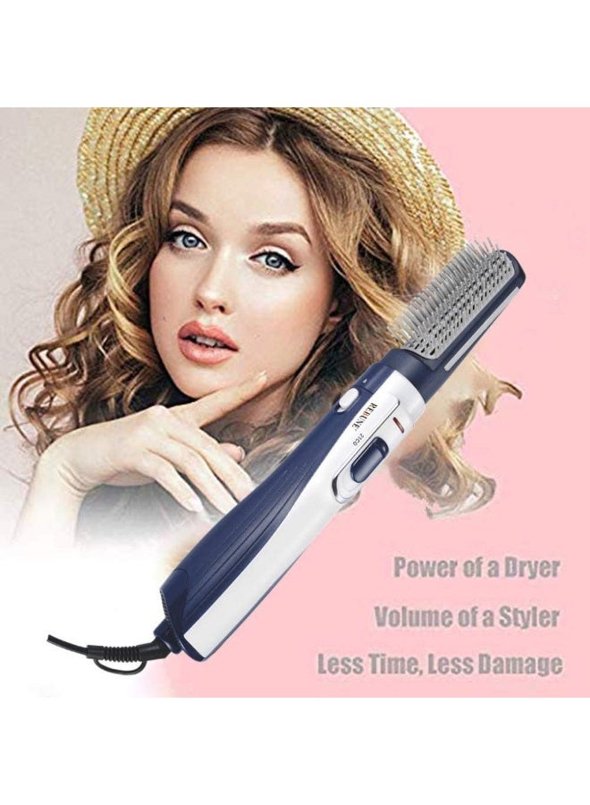REFURA Professional Hair Styler | 3 in 1: Hair Dryer, Straightener & Comb | 1200W | Blue | RE-8463 - Image 4