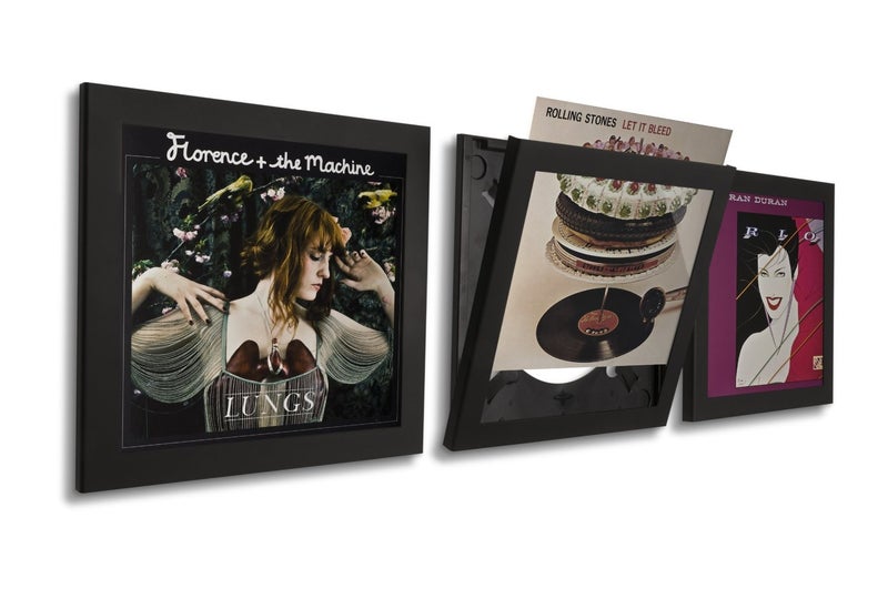 Play  Display Record Frame Triple Pack Black