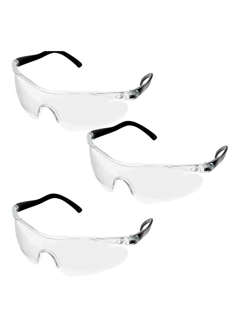 KASTWAVE KASTWAVE Transparent Eyes Protective Glasses Full Eyes Protection Goggles for Kids men and women, Prevent Droplets and Waterproof, Windbreak sand for Outdoor, Bike Race, Travel, Pool Swimming Party  - Image 1