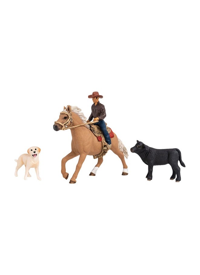 Schleich Farm World Western Riding Adventures Figure With Accessories  - Image 3