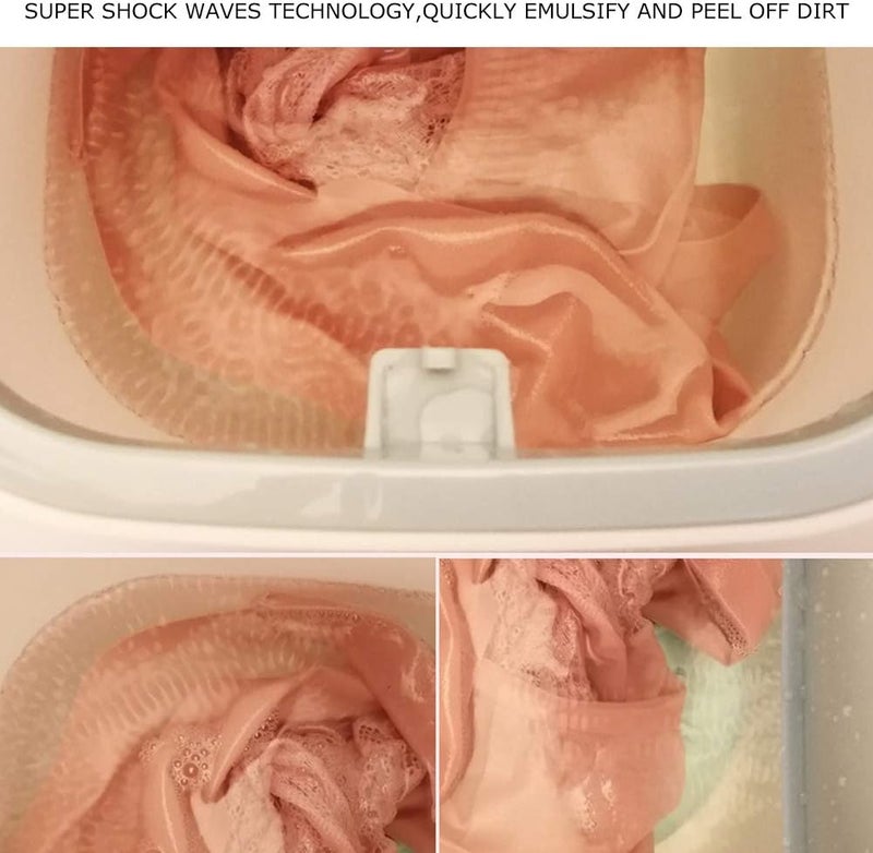 klarako Mini Washing Machine, 3.8L USB Powered Desktop Laundry Washer Portable Electric Washing Machine for Home Apartment Dorm RVs Small Places and Outdoor Camping Travel Use - Image 5