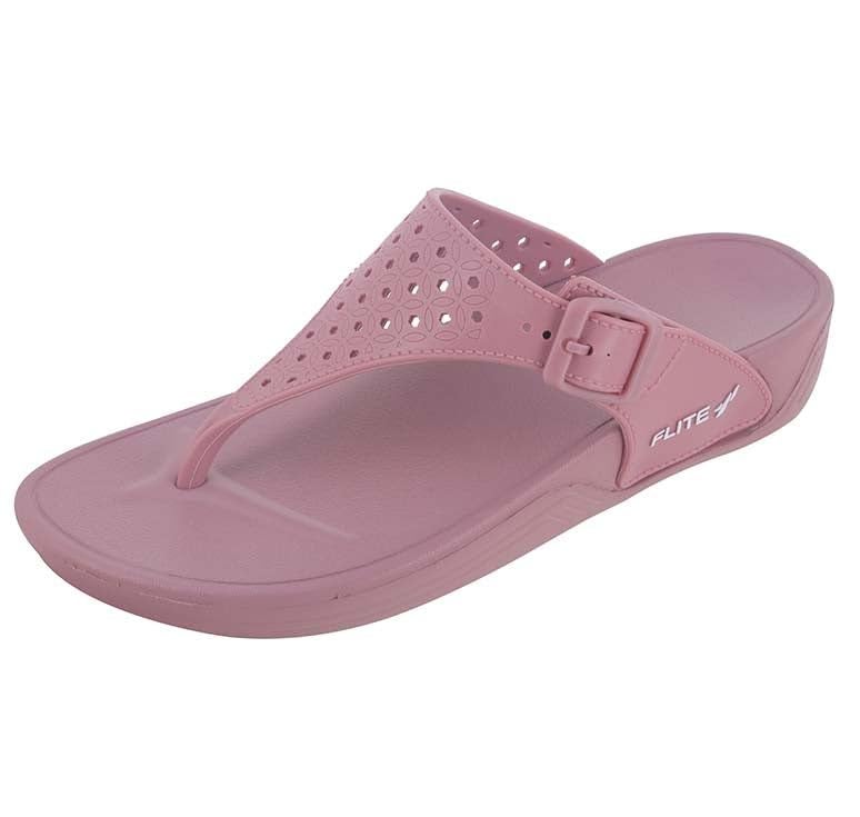 FLITE Women's Flip Flops FL-430 | Comfortable Lightweigh EVA Slippers for Home & Outdoor Use (Purple, UK Footwear Size System, Adult, Women, Numeric, Medium, 7) - Image 1