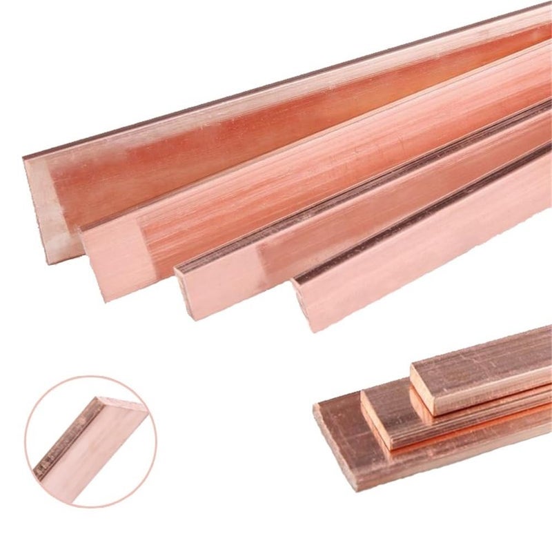 شريط نحاسي مسطح T2 لوح أحمر مقاس 2x15x250mm قطعة واحدة - Image 5