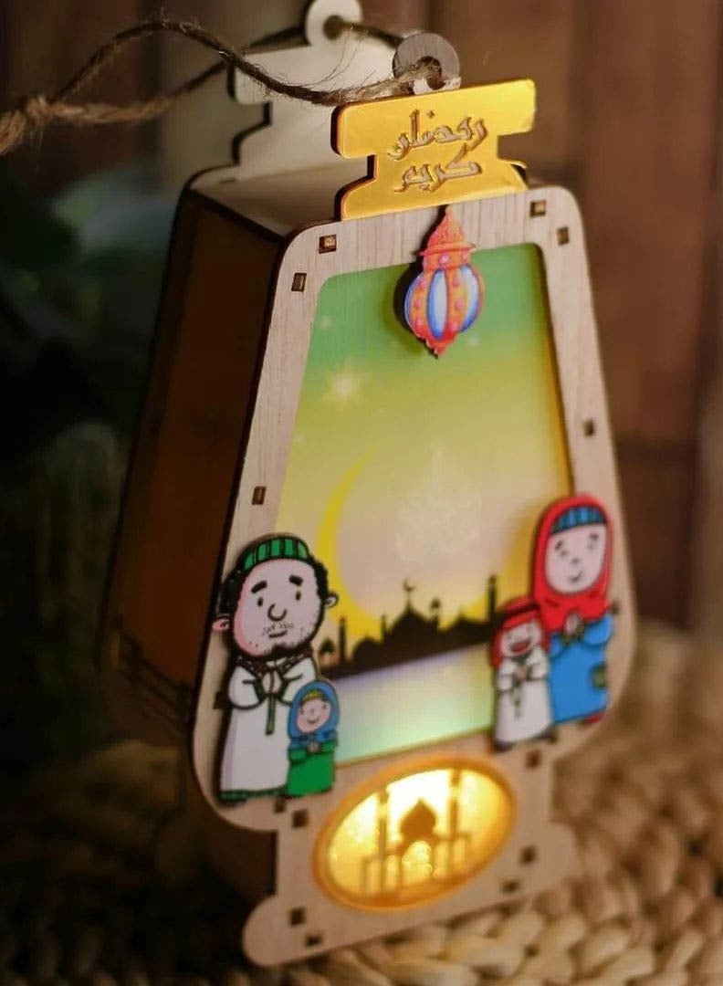 co arma Wooden Ramadan Lantern - Image 2