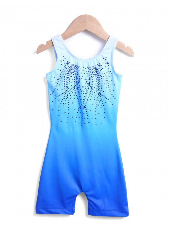 Zaclotre Zaclotre Kid Girls Gymnastic Leotard Sparkly Shiny Diamond Ballet Dance One Piece Outfit - Image 2