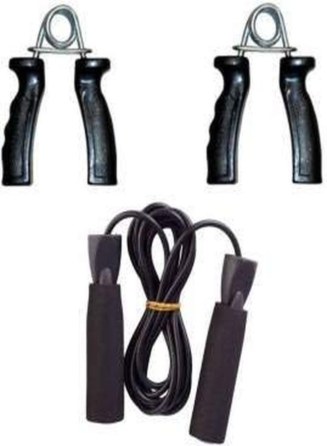 ANKARO Wooden Hand Strengthener Grip,Wooden Skipping Rope with Pensil Skipping Rope (Pack of 2) - Image 1