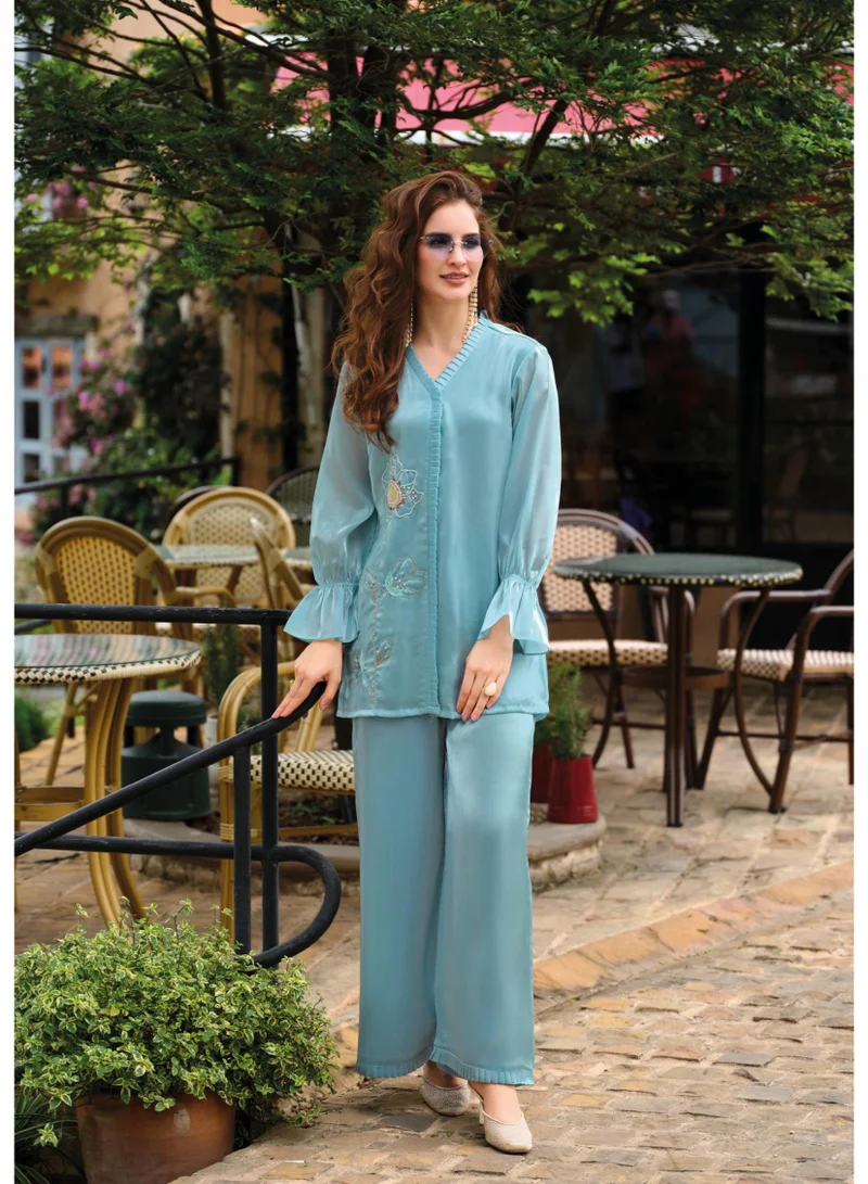 Viscose-silk-co-ord-set