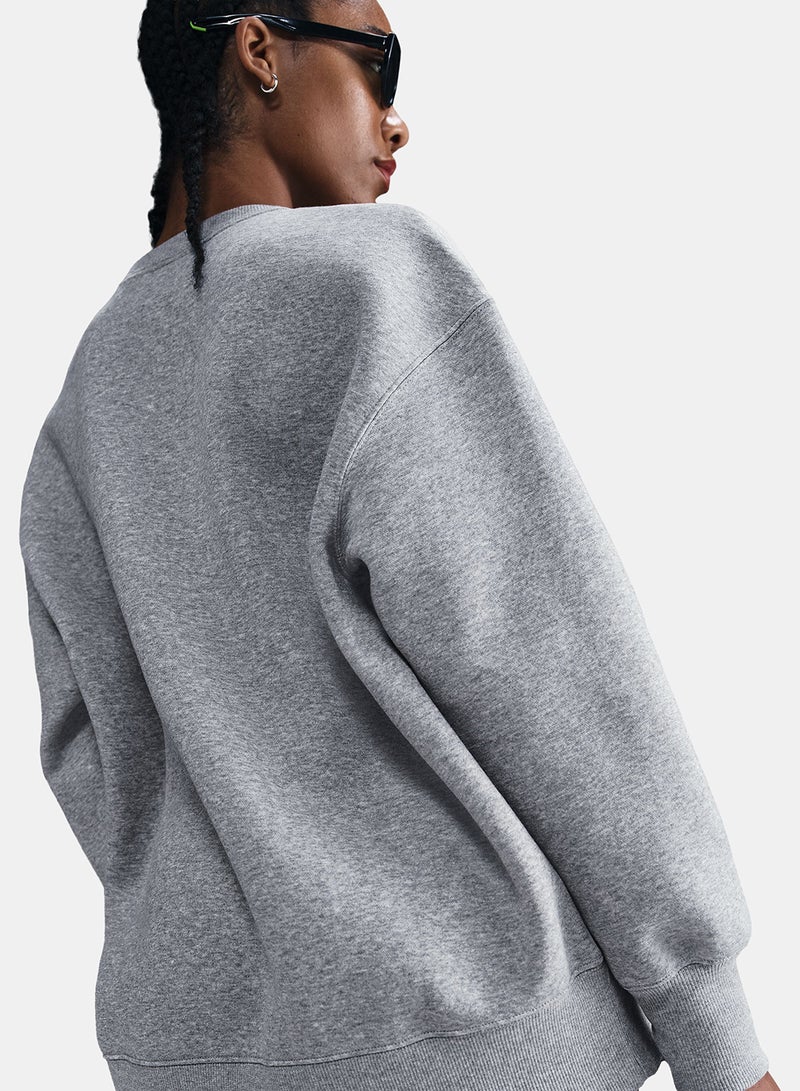 Nike Women’s Nike Sportswear Phoenix Fleece Oversized Long Crew Sweatshirt - Image 4