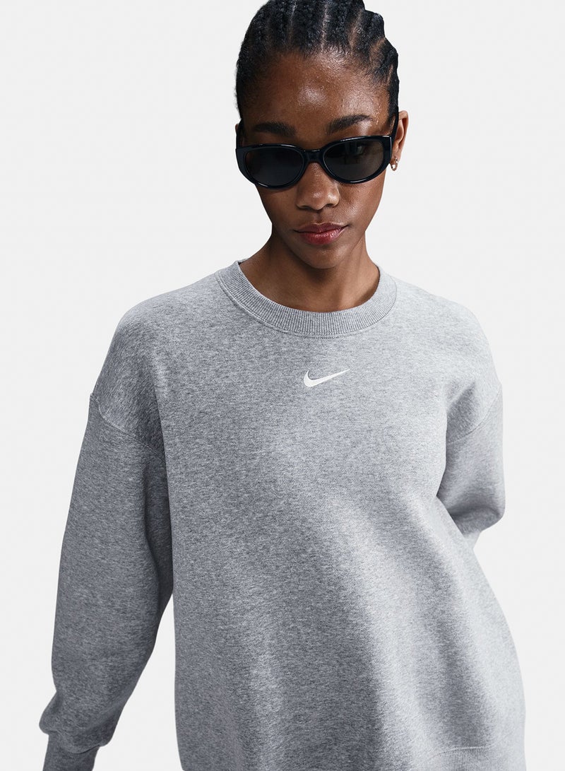 Nike Women’s Nike Sportswear Phoenix Fleece Oversized Long Crew Sweatshirt - Image 3