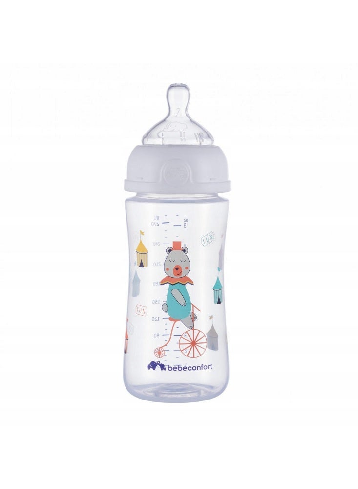 bebe confort Emotion Baby Bottle 0% BPA Silicone Natural Shape Nipple 0-12M 270 ML - Image 4