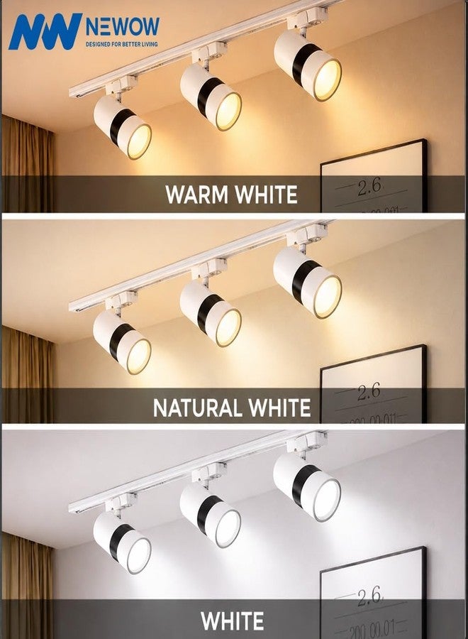 NEWOW مصباح مسار LED أبيض اللون من NEWOW NW بقوة 9 واط | مصباح كشاف قابل للتعديل للمنزل والمكتب وصالة العرض | موفر للطاقة | ضمان لمدة عامين | لون الإضاءة: أبيض (عبوة من 6 مصابيح) - Image 5