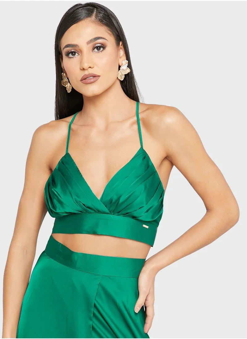 Anita's Cami Crop Top & Front Split Maxi Skirt Set