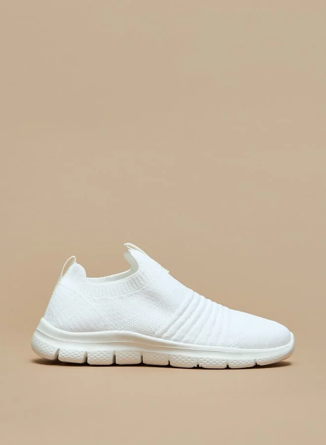 داش Boys Textured Slip On Sports Shoes