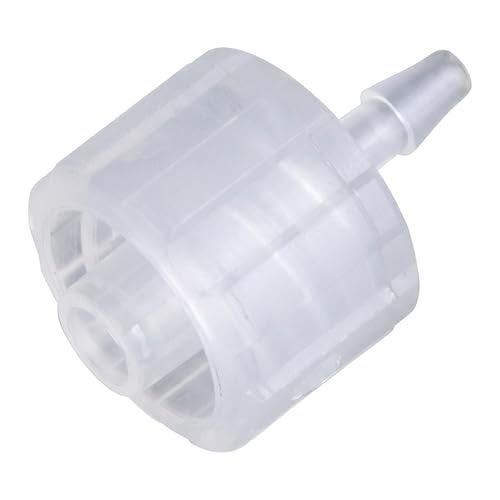 BleedZone Male Luer Lock Adapter to 1/16" Hose Barb, PP Polypropylene Male Hose Barb Fitting, Durable Luer Lock Connector for Syringe Adapter, Laboratory Tubing & Fluid Transfer Systems 5 Pieces - Image 1