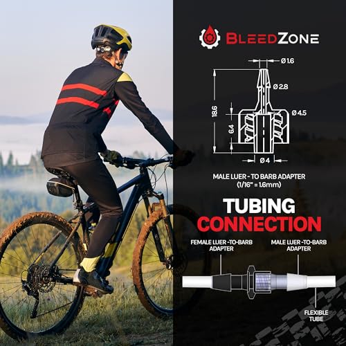 BleedZone Male Luer Lock Adapter to 1/16" Hose Barb, PP Polypropylene Male Hose Barb Fitting, Durable Luer Lock Connector for Syringe Adapter, Laboratory Tubing & Fluid Transfer Systems 5 Pieces - Image 4