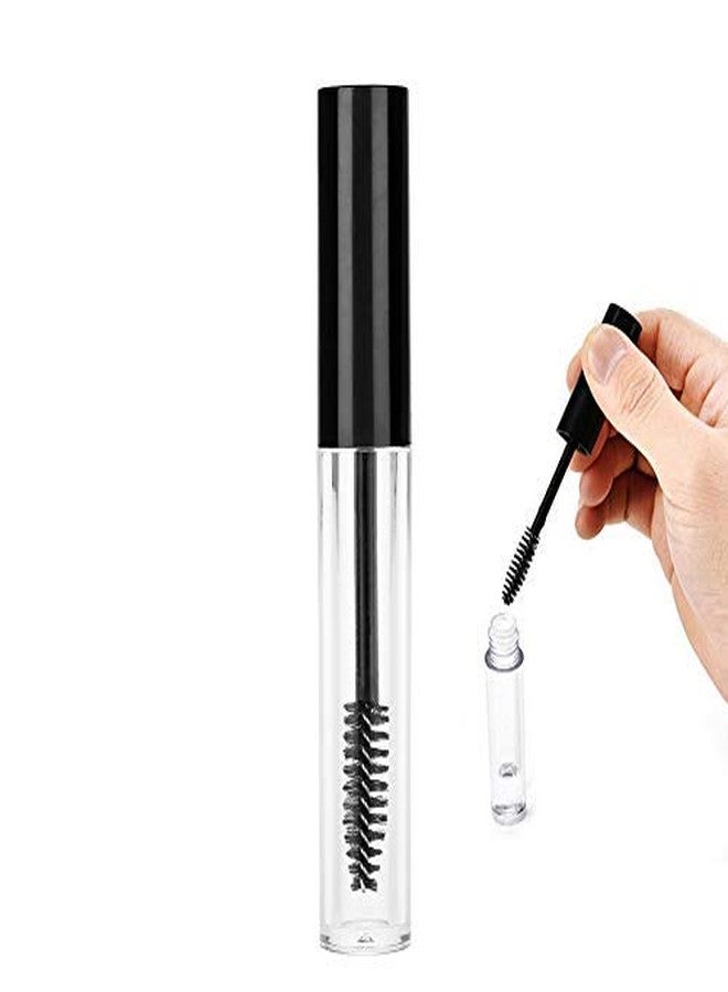 Clina 1pc Mascara Tube, Mascara Bottle, Empty Eyelashes Tube Eyelash Cream Container Bottle Portable Container Bottle Empty Eyelashes Growth Oil Tube Container Empty Mascara Tube with Eyelash Wand(10ml) - Image 1