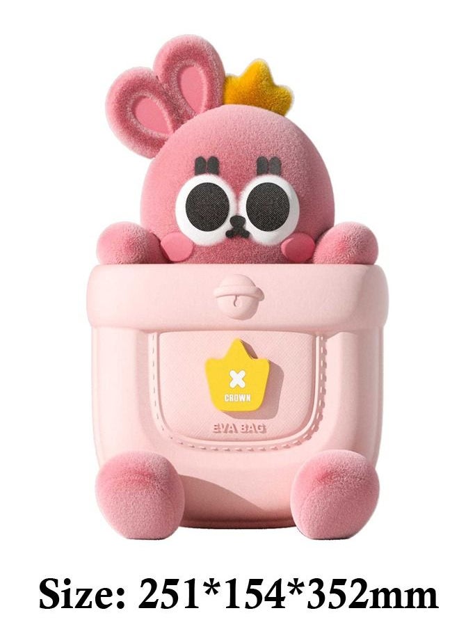 fashionhome - 1-Piece Multipurpose Cute Design Rabbit Theme Shape Large Capacity Outdoor Travel Shoulder Ridge Protection Kids Doll Backpack School Bag for Children - Image 1